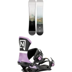 Nitro Fate Snowboard + Team Pro Snowboard Bindings - Women's 2025- Snowboards With Bindings|Snowboard Packages