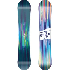 Nitro Lectra Brush Snowboard + Cosmic Snowboard Bindings - Women's 2025- Snowboards With Bindings|Snowboard Packages