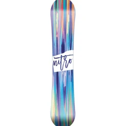 Nitro Lectra Brush Snowboard + Rythm Snowboard Bindings + Flora Boa Snowboard Boots - Women's 2025- Snowboards, Bindings & Boots|Snowboard Packages