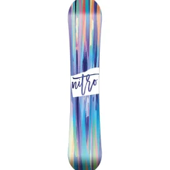 Nitro Lectra Brush Snowboard + Cosmic Snowboard Bindings + Flora Boa Snowboard Boots - Women's 2025- Snowboards, Bindings & Boots|Snowboard Packages