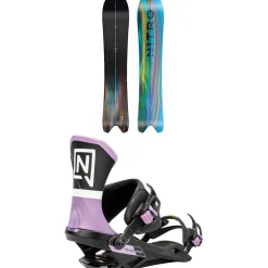 Nitro Squash Snowboard + Team Pro Snowboard Bindings 2025- Snowboards With Bindings|Snowboard Packages