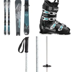 Nordica SUV 84 + TP2 Compact FDT Ski Bindings + Dalbello Veloce Max 65 W Ski Boots - Women's + evo Refract Ski Poles 2024- Skis, Boots, Bindings & Poles|Skis With Bindings
