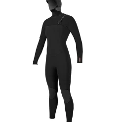 O'Neill 5/4 Hyperfreak Chest Zip Hooded Wetsuit - Women's- Full|Wetsuits