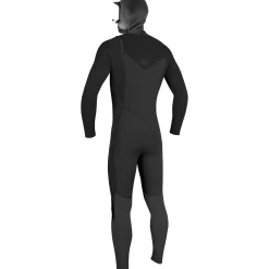 O'Neill 4/3+ Hyperfreak Chest Zip Hooded Wetsuit + 3/2 Psycho Tech Split Toe Wetsuit Boots + 3mm Psycho Tech Gloves- Wetsuit Kits