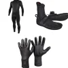 O'Neill 4/3+ Psycho Tech Chest Zip Wetsuit + 3/2 Psycho Tech Split Toe Wetsuit Boots + 3mm Psycho Tech Gloves- Wetsuit Kits