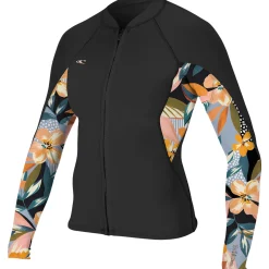 O'Neill 1.5mm Bahia Full Zip Wetsuit Jacket - Women's- Tops|Wetsuits