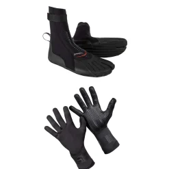 O'Neill 3mm Heat ST Boots + Psycho Tech 1.5mm Gloves- Wetsuit Kits