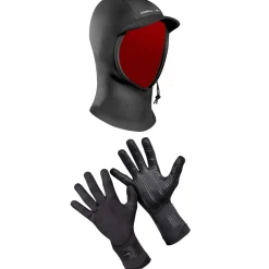 O'Neill Psycho 1.5mm Wetsuit Hood + 1.5mm Psycho Tech Gloves- Wetsuit Kits