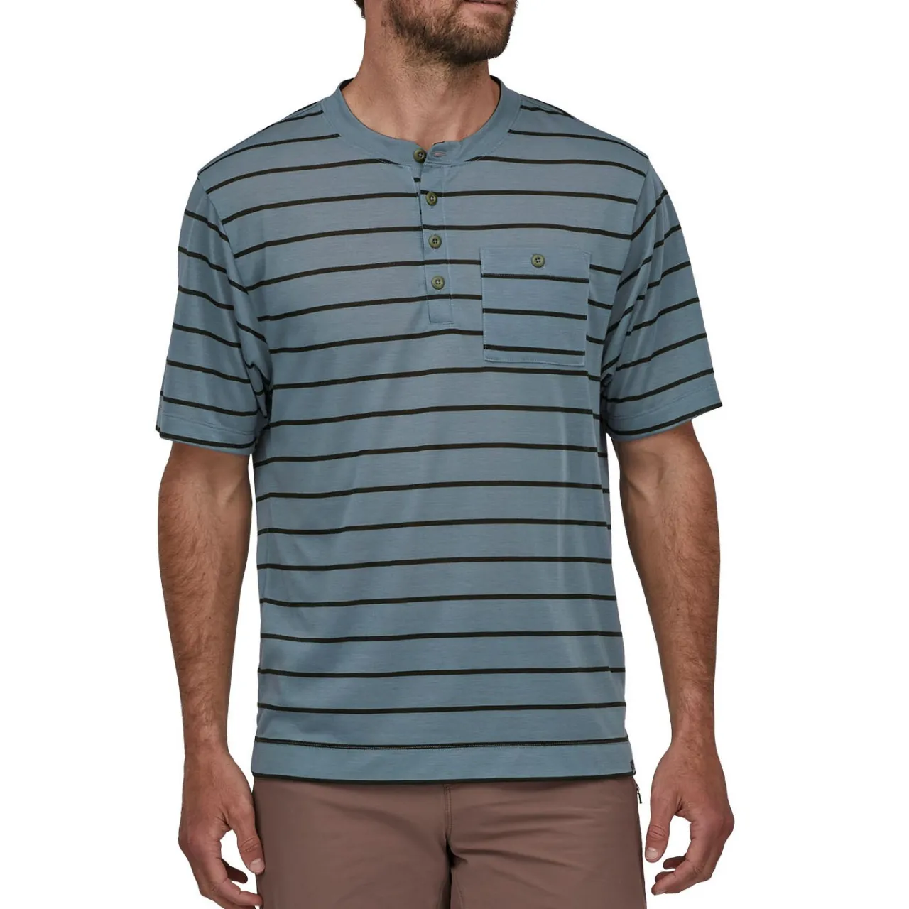 Patagonia Capilene® Cool Trail Bike Henley- Men's Bike Clothing|Bike Clothing