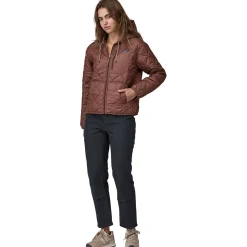 Patagonia Diamond Quilted Bomber Hoodie - Women's-Women Snow Clothing|Casual Clothing