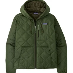 Patagonia Diamond Quilted Bomber Hoodie - Women's-Women Snow Clothing|Casual Clothing