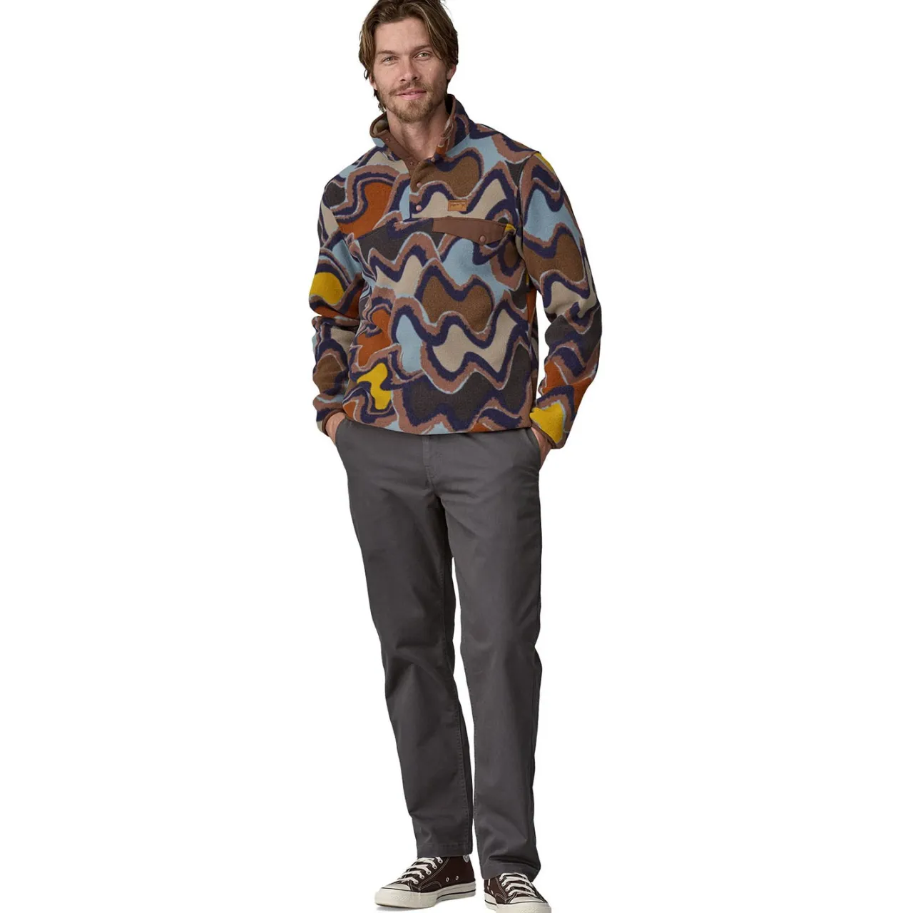 Patagonia Lightweight Synchilla Snap-T Pullover - Men's- Casual Clothing|Snow Clothing