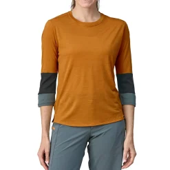 Patagonia Merino 3/4 Sleeve Jersey - Women's-Women Shirts & Jerseys|Women's Bike Clothing