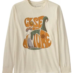 Patagonia Regenerative Long-Sleeve Organic Cotton Graphic T-Shirt - Kids'-Kids Kids Clothing|Kids 4T - 16