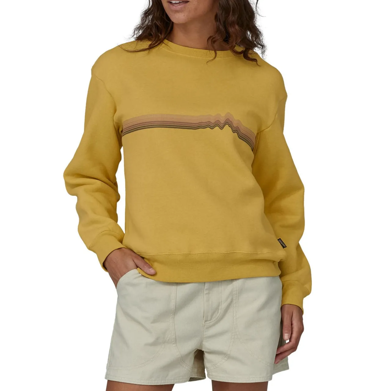 Patagonia Ridge Rise Stripe Uprisal Crew Sweater - Women's-Women Casual Clothing|Sweaters