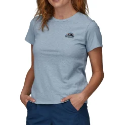 Patagonia Skyline Stencil Responsibili T-Shirt - Women's-Women Active Clothing|Casual Clothing