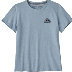 Patagonia Skyline Stencil Responsibili T-Shirt - Women's-Women Active Clothing|Casual Clothing