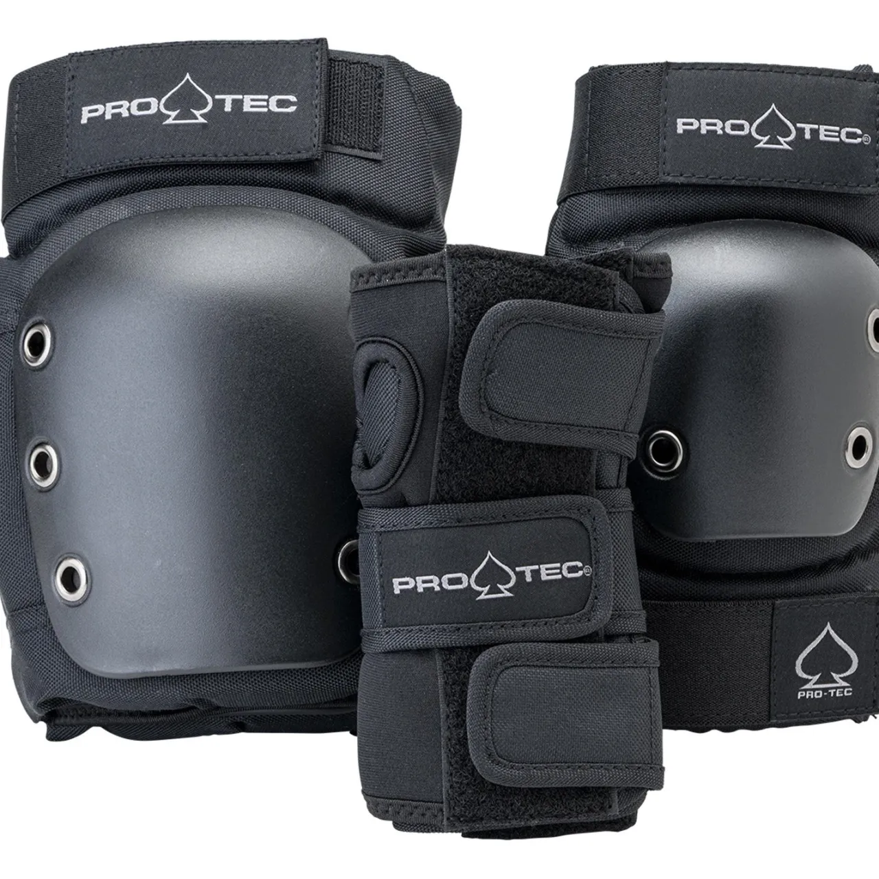 Pro-Tec Street Gear Junior Open Back Skateboard Pads 3-Pack - Kids'- Pad Sets