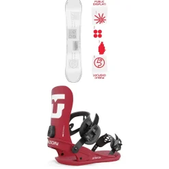 Public Snowboards Display Snowboard + Union Strata Snowboard Bindings 2025- Snowboards With Bindings|Snowboard Packages