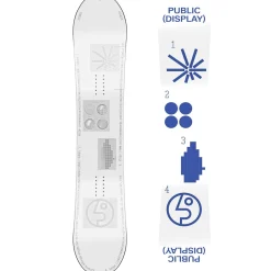 Public Snowboards Display Snowboard + Union Strata Snowboard Bindings 2025- Snowboards With Bindings|Snowboard Packages