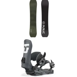 Public Snowboards Research Snowboard + Union Force Snowboard Bindings 2025- Snowboards With Bindings|Snowboard Packages