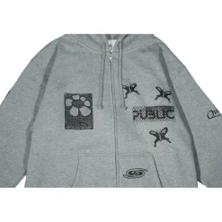 Public Snowboards Sum Zip Hoodie - Men's- Casual Clothing|Sweatshirts & Fleece