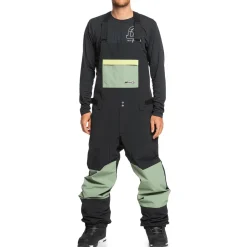 Quiksilver Fly High Bibs - Men's- Snow Clothing|Snowboard Pants & Bibs