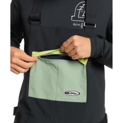 Quiksilver Fly High Bibs - Men's- Snow Clothing|Snowboard Pants & Bibs