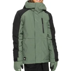 Quiksilver Mission Block Jacket - Boys'-Kids Kids Jackets|Boys Snow Clothing
