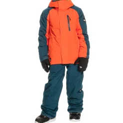 Quiksilver Mission Block Jacket - Boys'-Kids Kids Jackets|Boys Snow Clothing