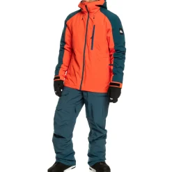 Quiksilver Mission Block Jacket - Men's- Snow Clothing|Insulated & Puffer Jackets