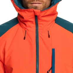 Quiksilver Mission Block Jacket - Men's- Snow Clothing|Insulated & Puffer Jackets