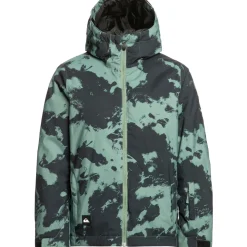 Quiksilver Mission Printed Jacket - Boys'-Kids Kids Jackets|Boys Snow Clothing