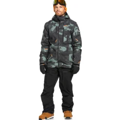 Quiksilver Mission Printed Jacket - Men's- Snow Clothing|Snowboard Jackets