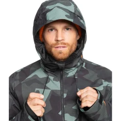 Quiksilver Mission Printed Jacket - Men's- Snow Clothing|Snowboard Jackets