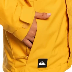 Quiksilver Mission Solid Jacket - Boys'-Kids Kids Jackets|Boys Snow Clothing