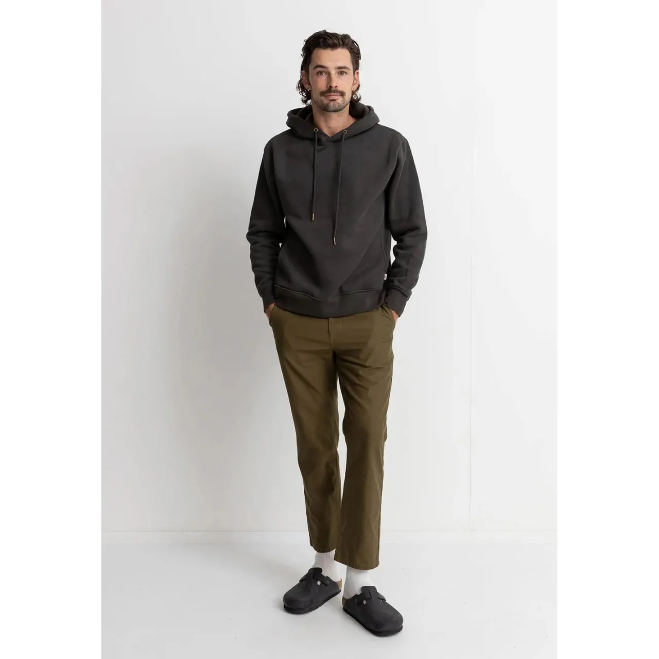 Rhythm Classic Fleece Hood - Men's- Casual Clothing|Sweatshirts & Fleece