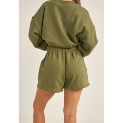 Rhythm College Fleece Shorts - Women's-Women Casual Clothing|Shorts