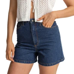 Rhythm Escape Denim Short - Women's-Women Casual Clothing|Shorts