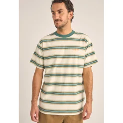 Rhythm Everyday Stripe Short-Sleeve T-Shirt - Men's- Casual Clothing|T-Shirts