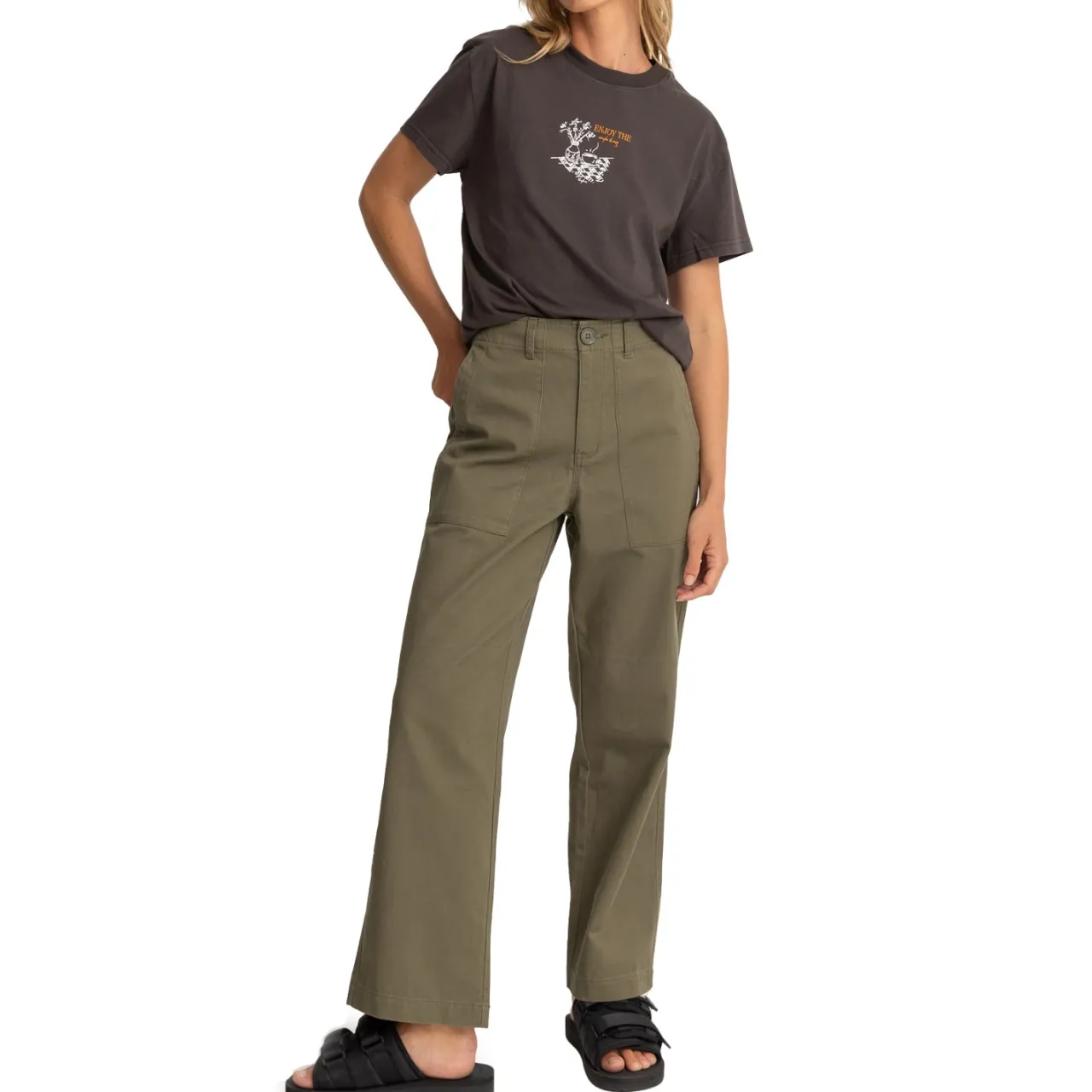 Rhythm Fatigue Pants - Women's-Women Casual Clothing|Jeans & Pants