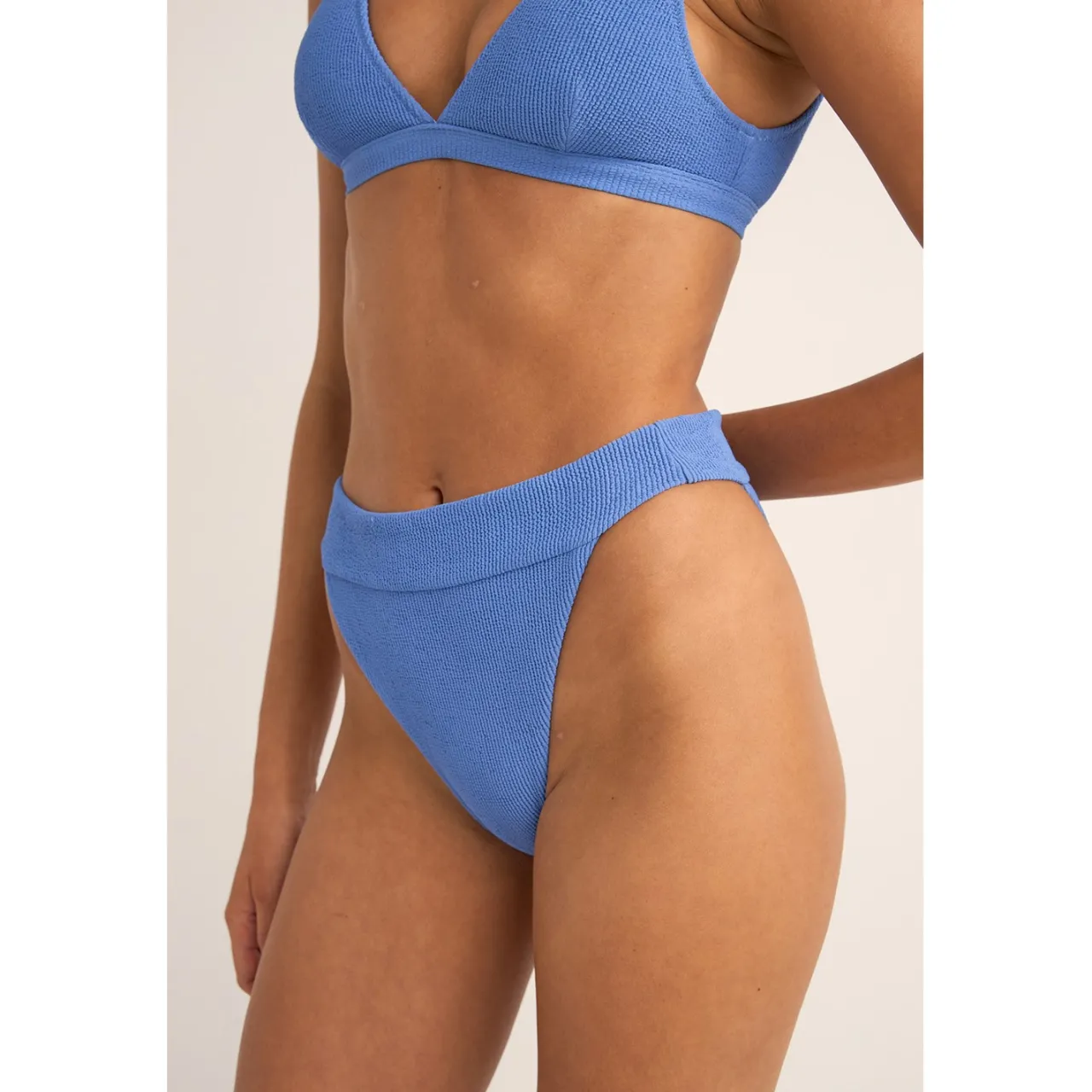 Rhythm Isla Rib Hi Banded Bikini Bottom - Women's-Women Swimsuits|Casual Clothing