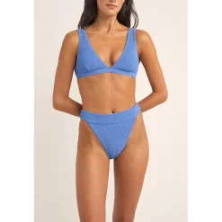 Rhythm Isla Rib Tall Tri Bikini Top - Women's-Women Swimsuits|Casual Clothing