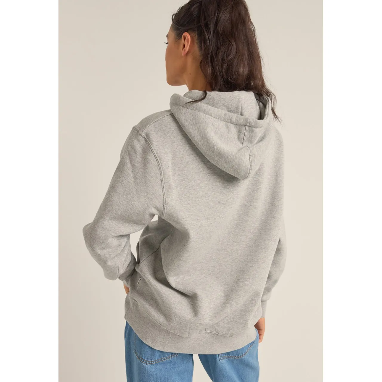 Rhythm Logo Boyfriend Fleece Hoodie - Women's-Women Casual Clothing|Sweatshirts & Fleece