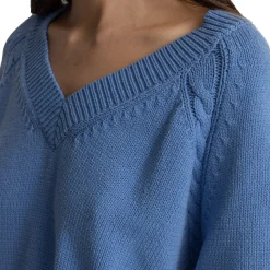 Rhythm Moonstone Oversized V Neck Sweater - Women's-Women Casual Clothing|Sweaters