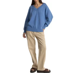 Rhythm Moonstone Oversized V Neck Sweater - Women's-Women Casual Clothing|Sweaters