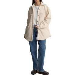 Rhythm Reverse Fleece Shacket - Women's-Women Casual Clothing|Snow Clothing