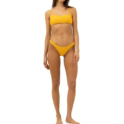 Rhythm Ripple Terry Crop Bikini Top - Women's-Women Swimsuits|Casual Clothing