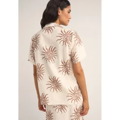 Rhythm Seafarer Short-Sleeve Shirt - Women's-Women Casual Clothing|Tops & Shirts