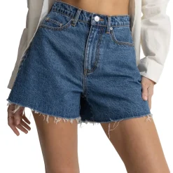 Rhythm Staple Denim Shorts - Women's-Women Casual Clothing|Shorts